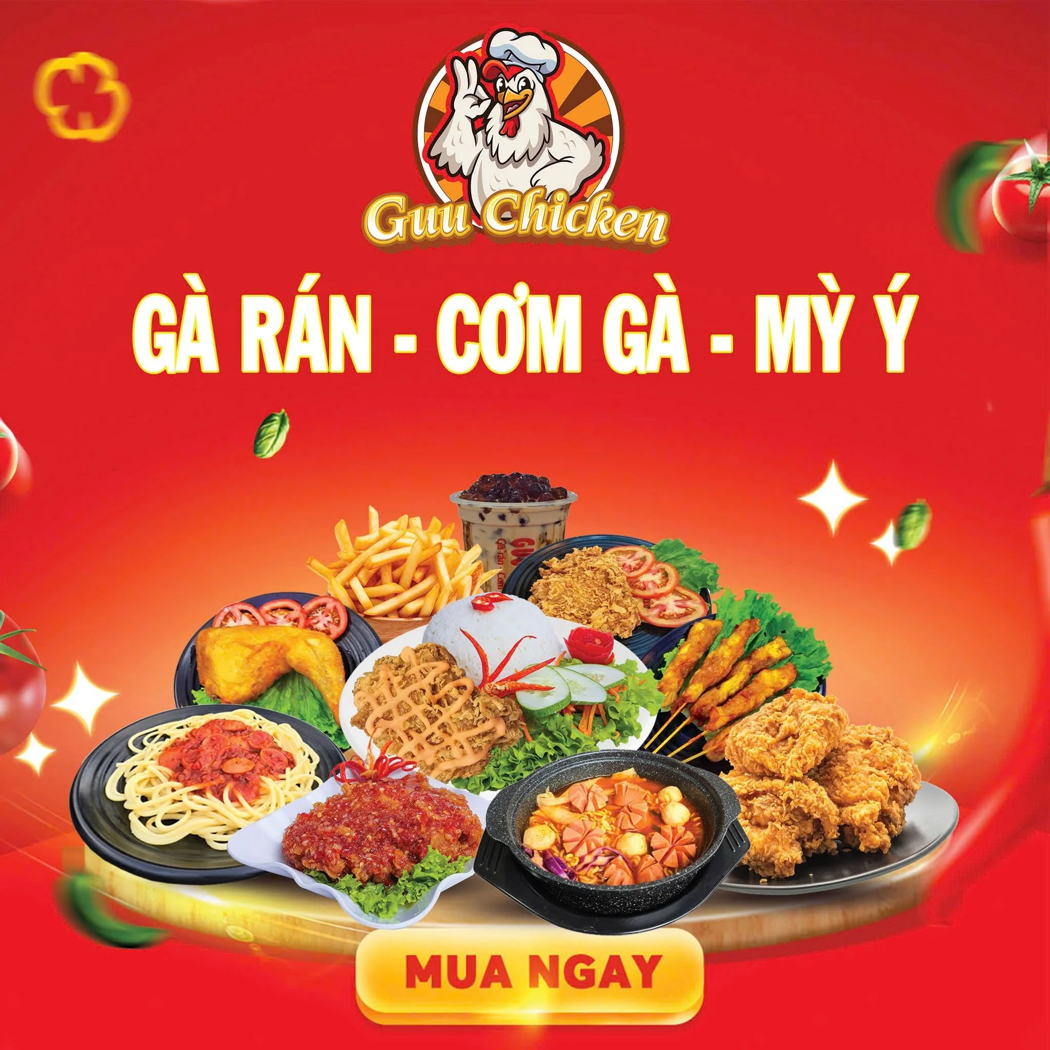 GUU CHICKEN - GÀ RÁN - CƠM GÀ - MỲ CAY